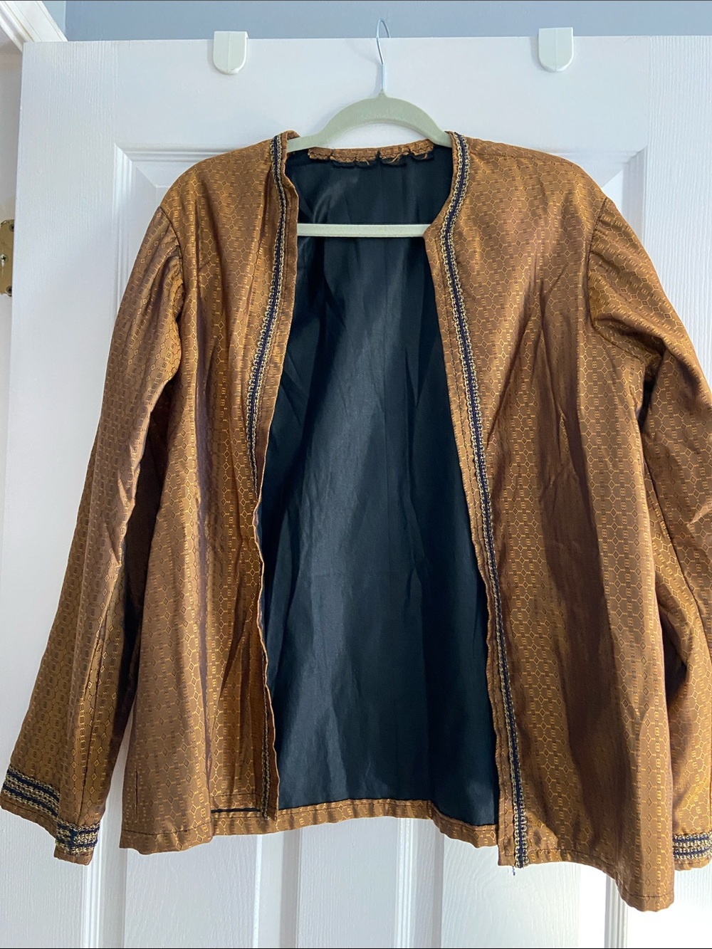 Handmade one of a kind brocade jacket